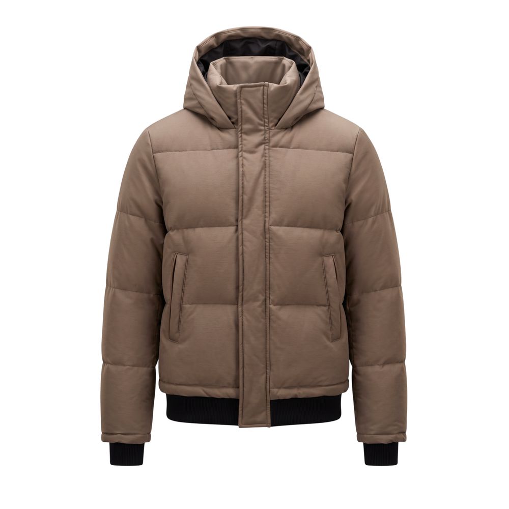 Roberto Pepe Luxury Grey Viscose Men's Jacket