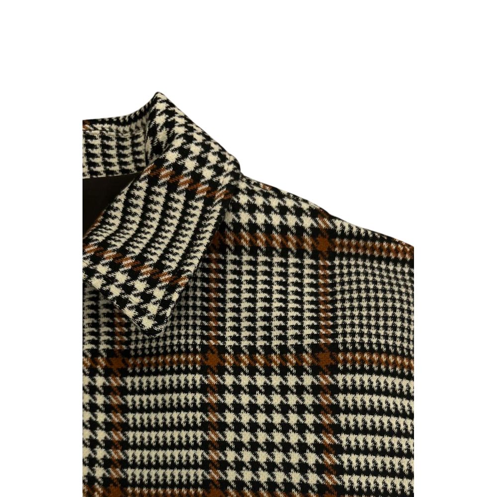 Roberto Pepe Luxury Black Viscose Men Jacket