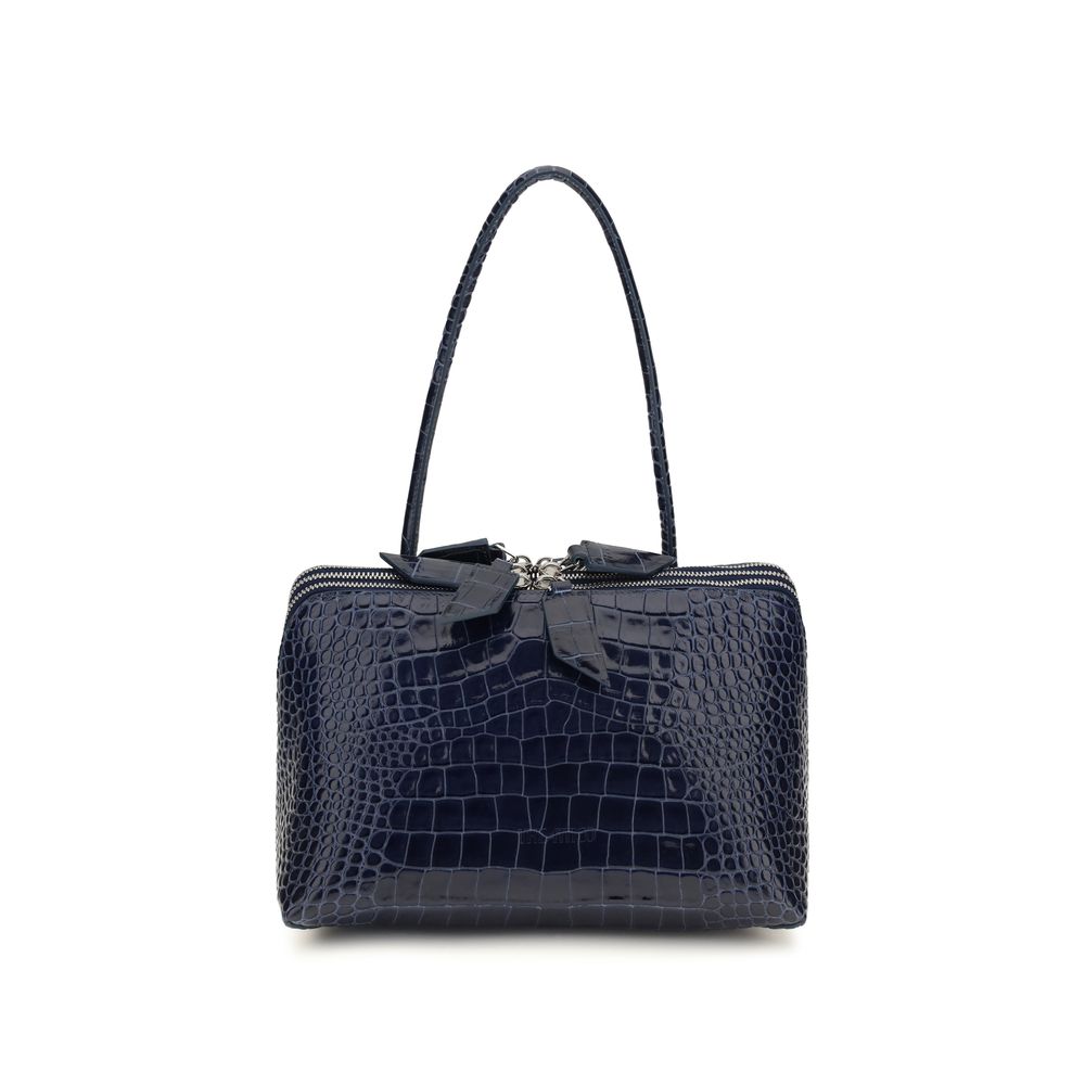 The Attico Blue Calf Leather Bos Taurus Shoulder Bag