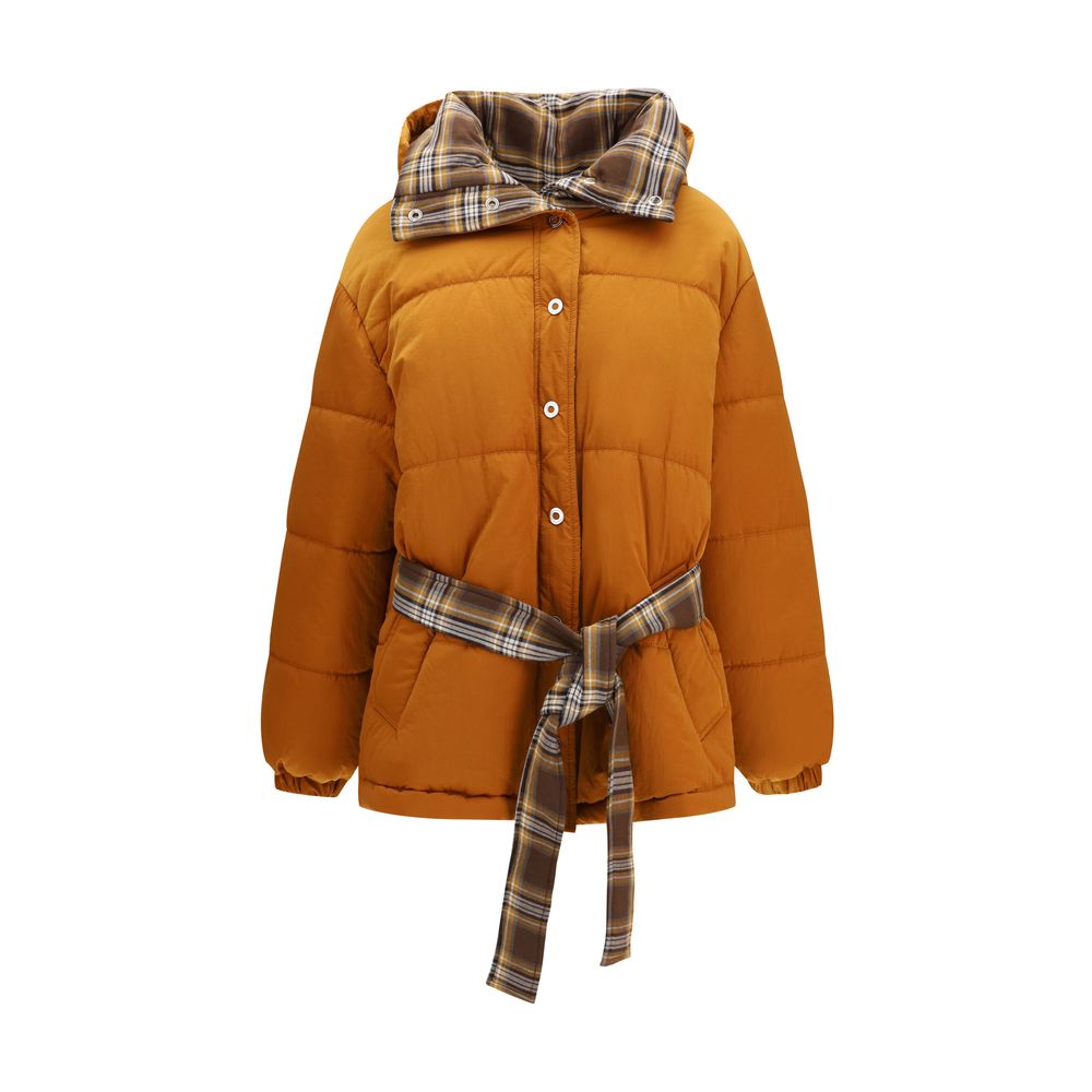 MARBELL Orange Polyamide Full-Length Jacket
