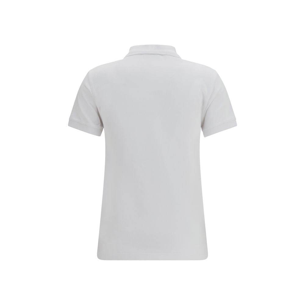 Maison Kitsuné White Cotton Polo Shirt