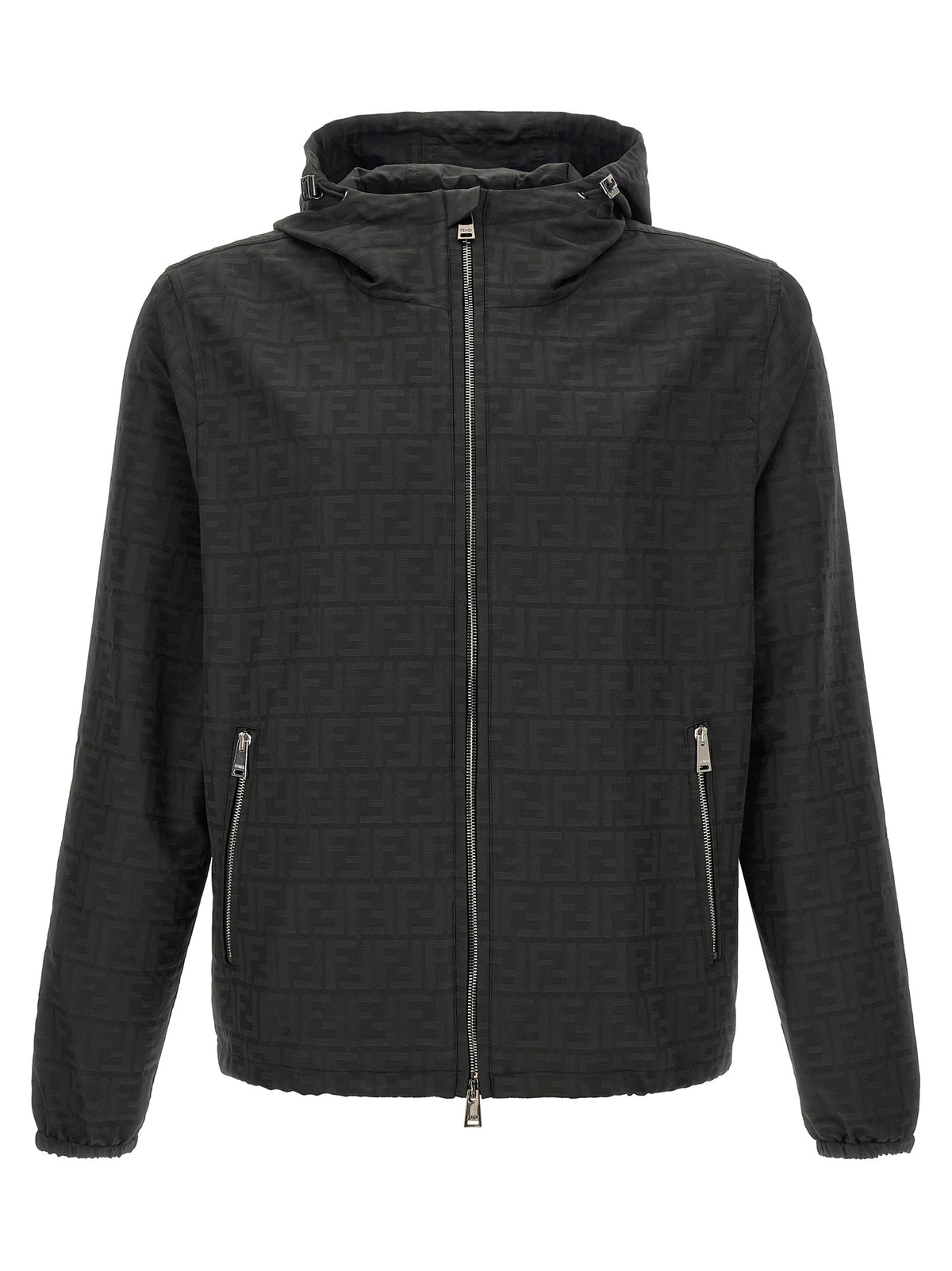 Fendi Black Polyester Shell Jacket