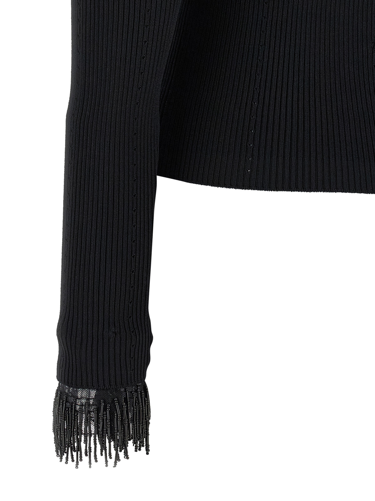 Twinset Black Viscose Cardigan