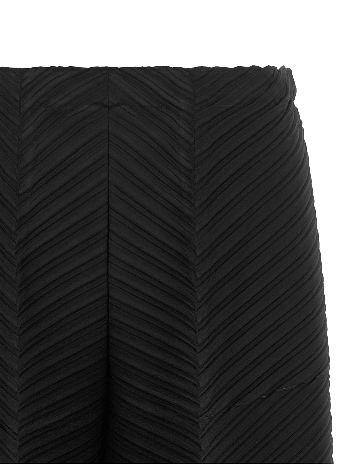 Issey Miyake Black Polyester Casual Pants