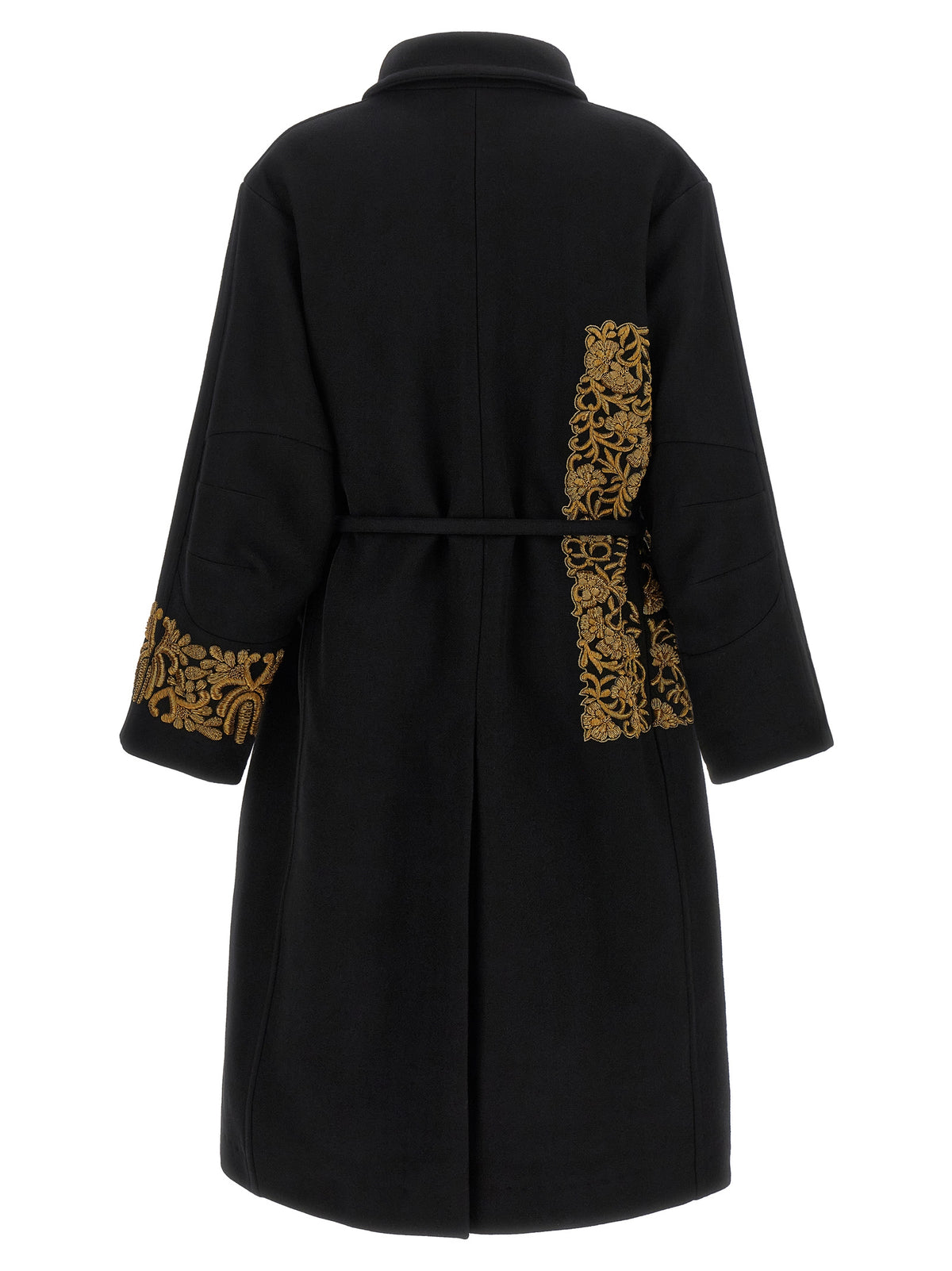 Dries Van Noten Black Wool Coat
