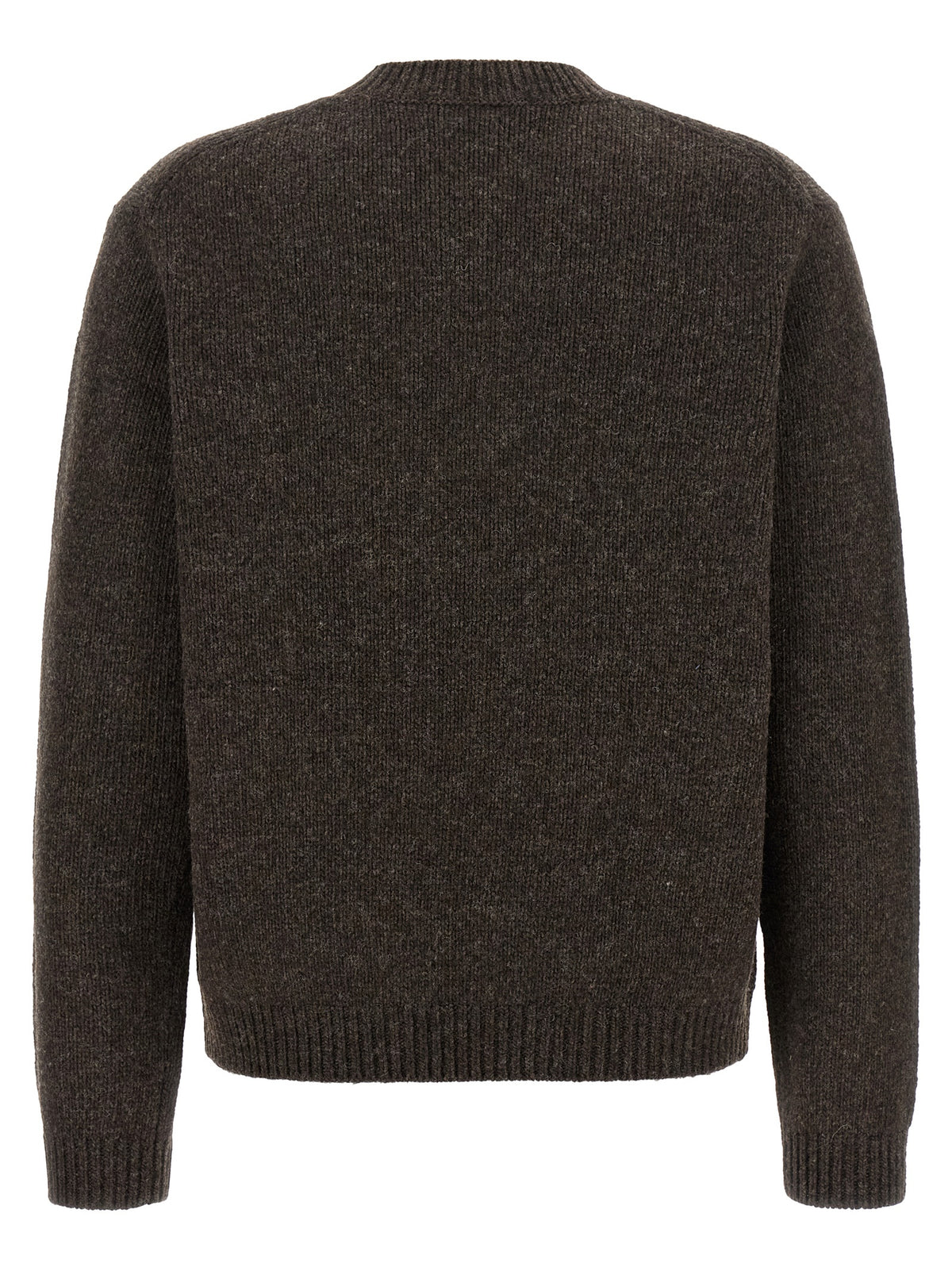 Maison Kitsuné Brown Wool Cardigan