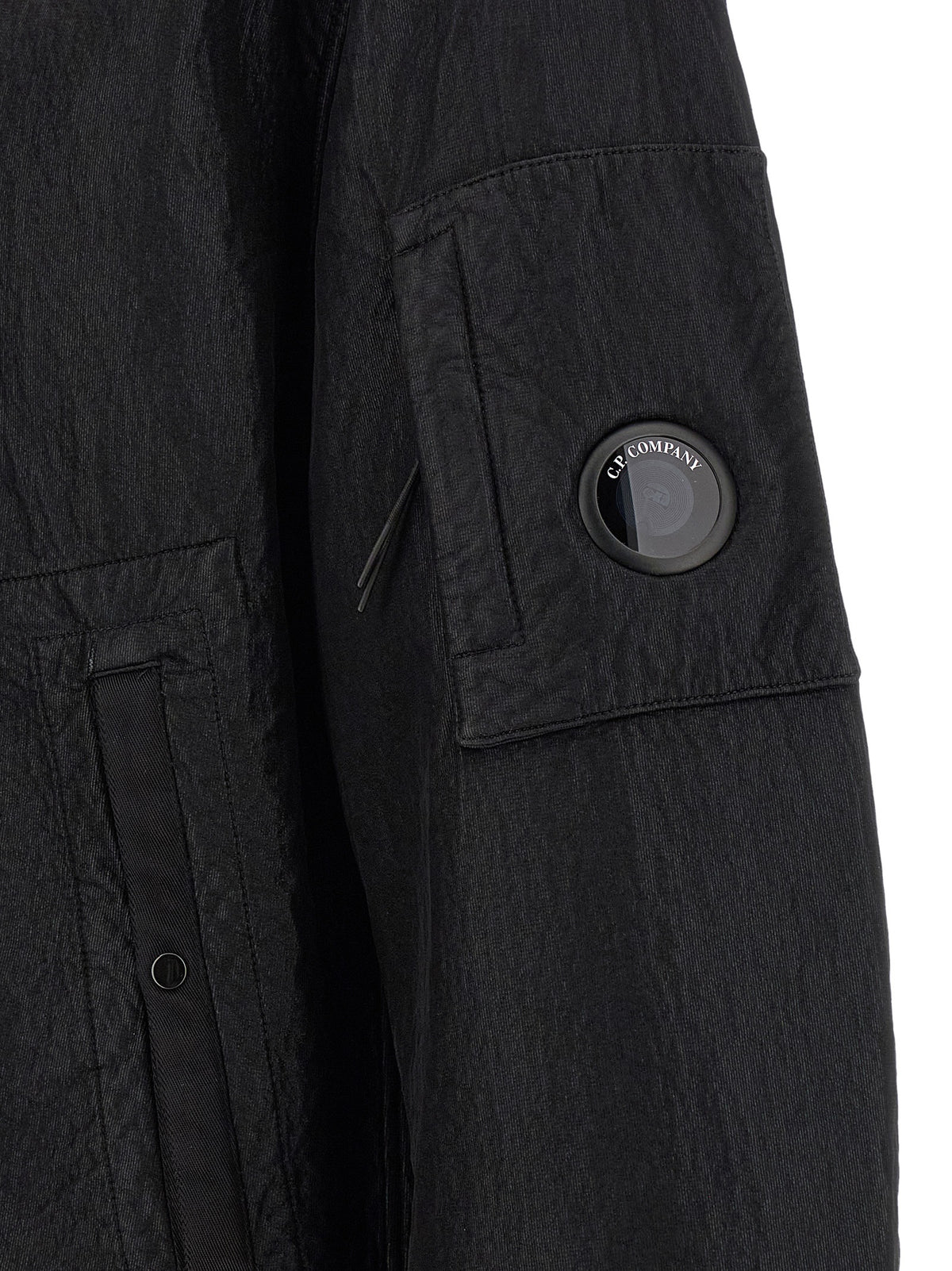 C.P. Company Black Polyamide Shell Jacket