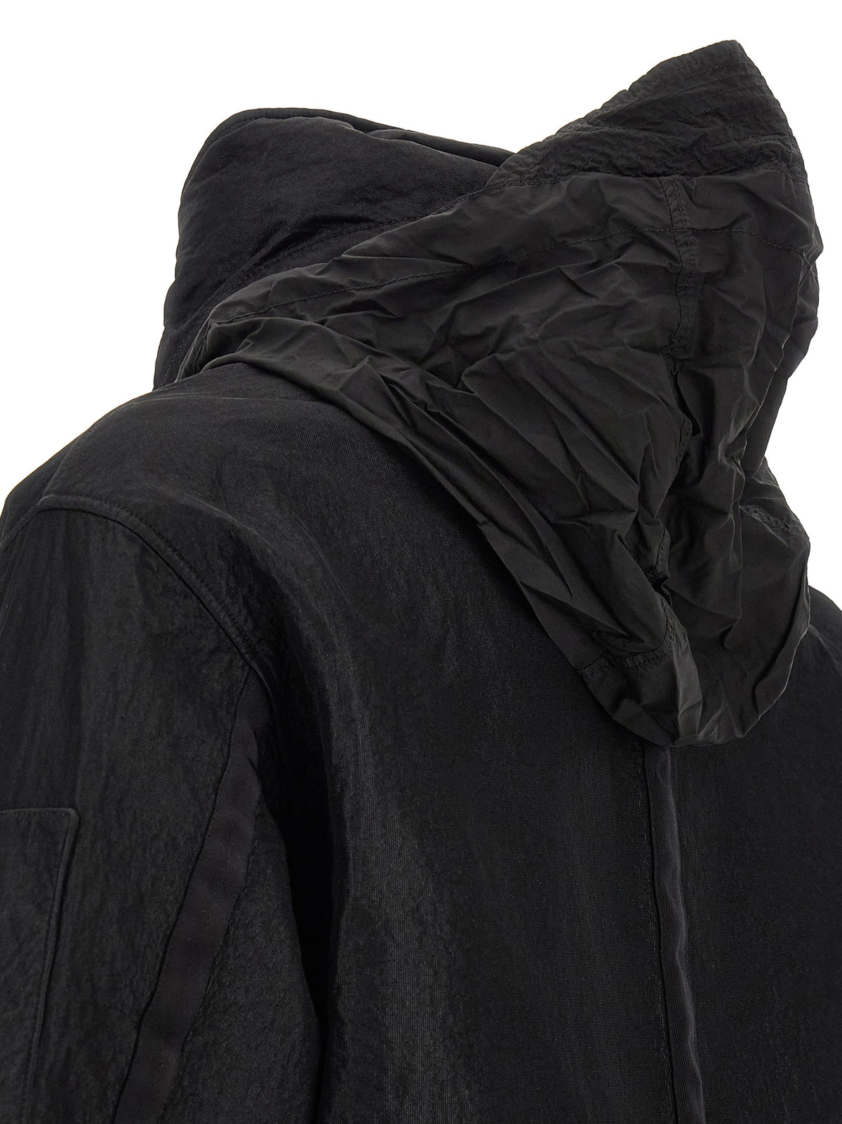C.P. Company Black Polyamide Shell Jacket