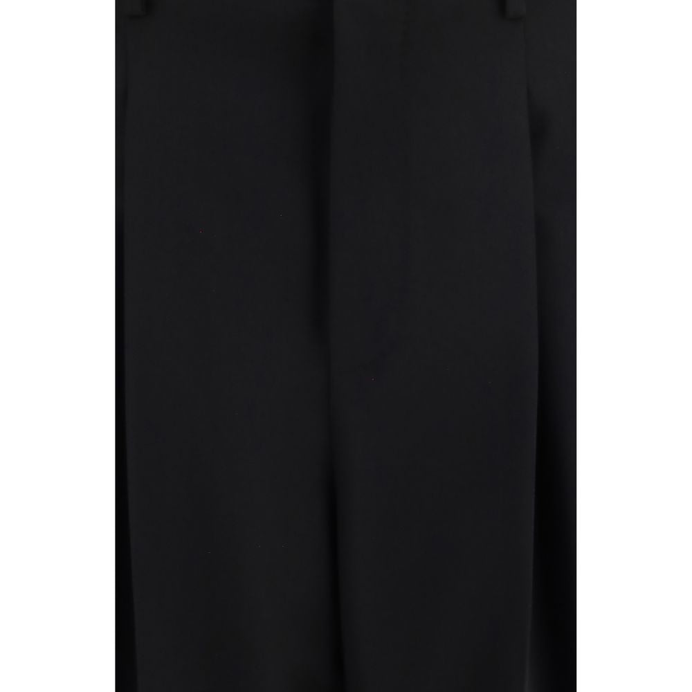 Dolce & Gabbana Black Wool Oves Aries Dress Pants
