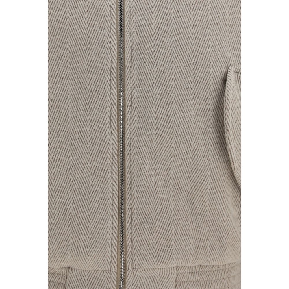 Jacquemus Beige Wool Oves Aries Bomber