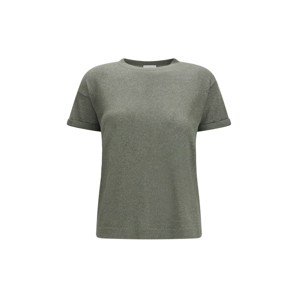 Brunello Cucinelli Bicolor Nylon T-Shirt