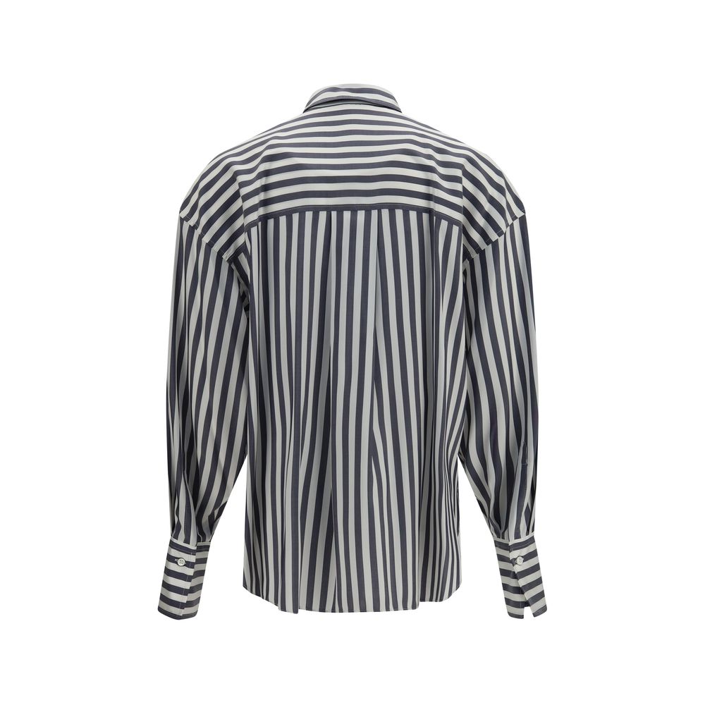 Brunello Cucinelli Multicolor Silk Shirt
