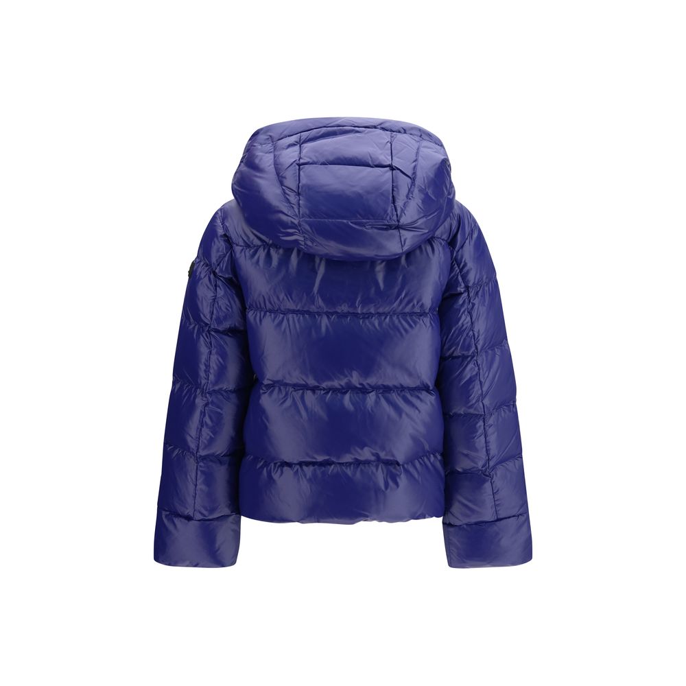 Peuterey Blue Polyamide Full-Length Jacket