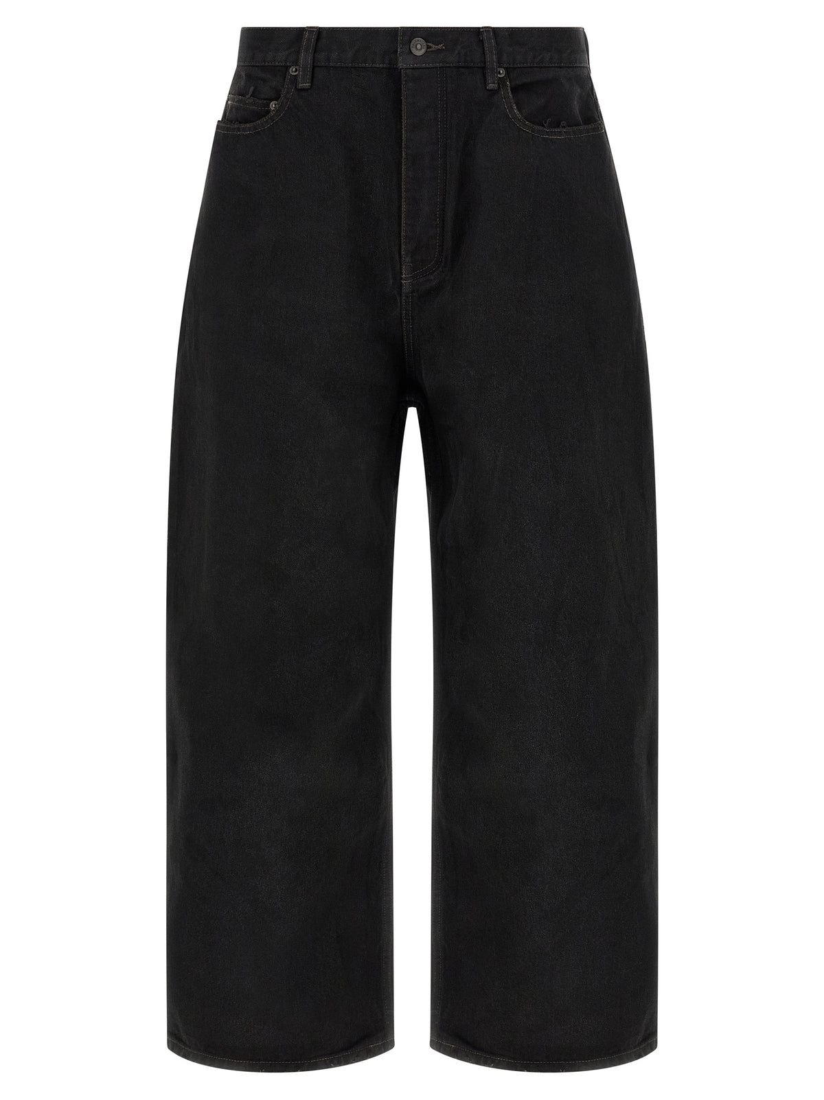 Balenciaga Black Cotton Jeans Denim