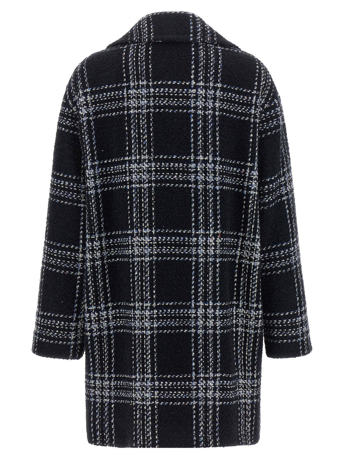 Tagliatore Blue Wool Coat