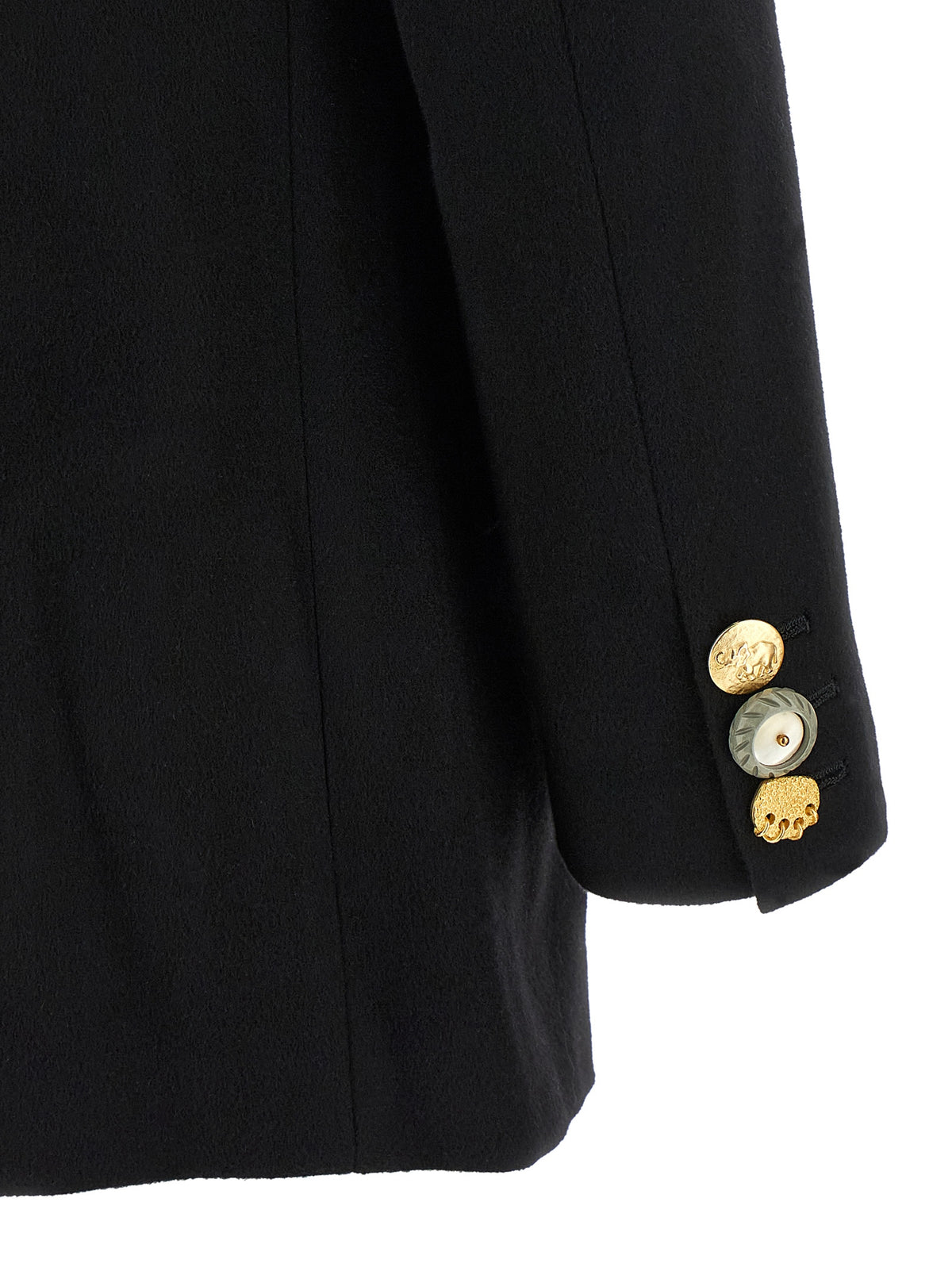 Junya Watanabe Black Wool Coat
