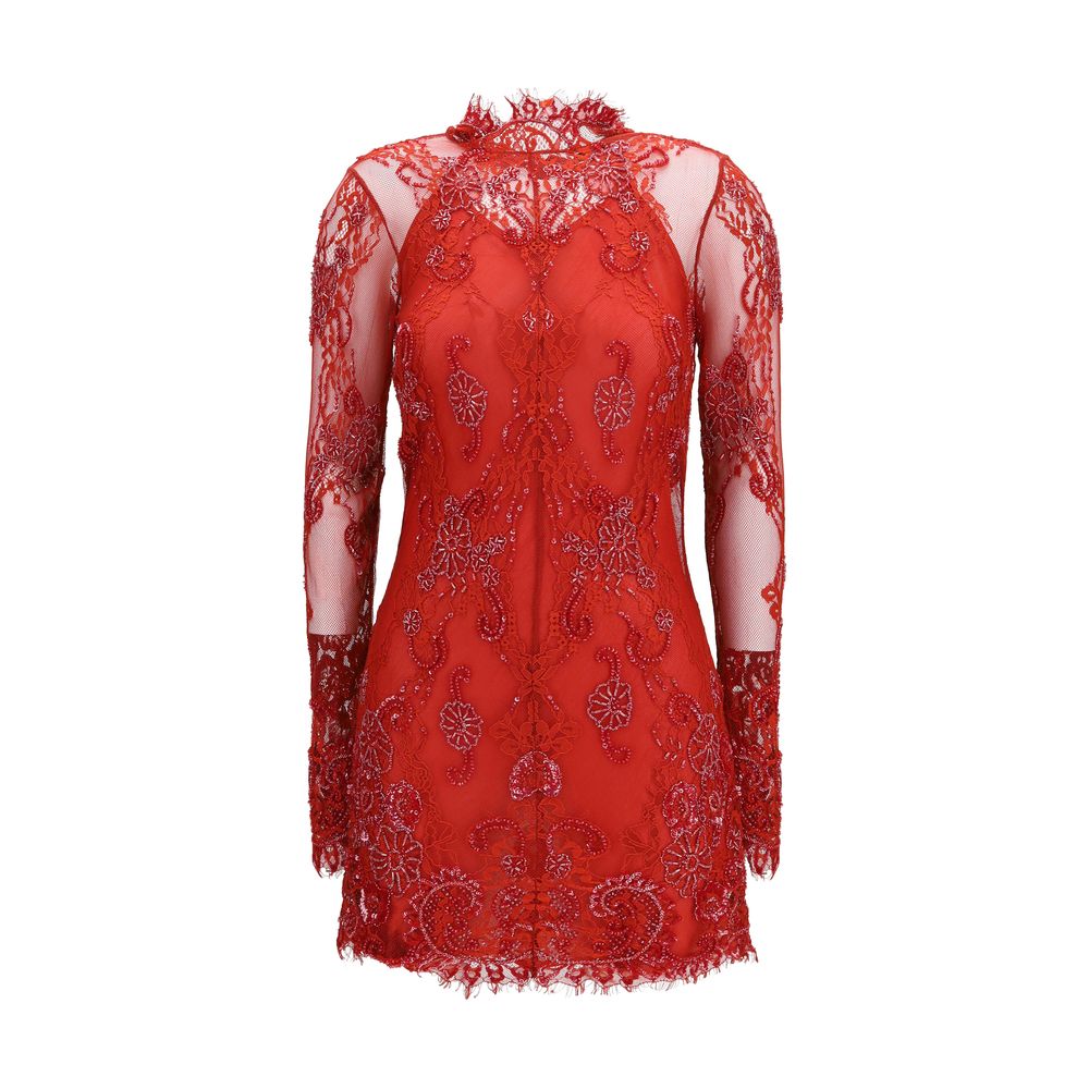 Blumarine Red Polyamide Cocktail Dress