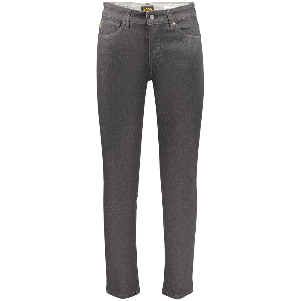 Hugo Boss Black Cotton Men's Jeans