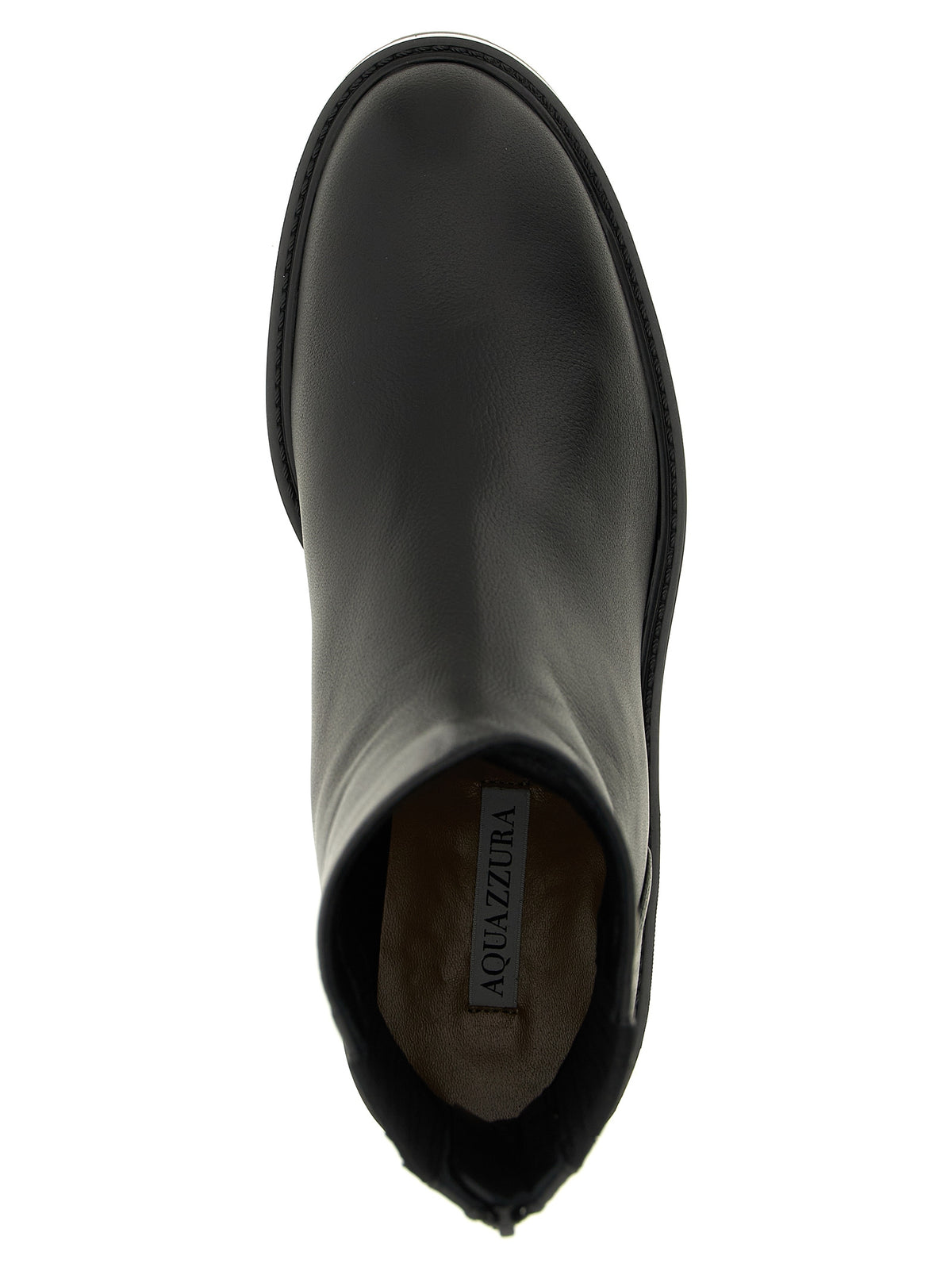 Aquazzura Black Calfskin Ankle Boots