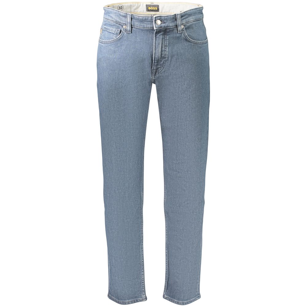 Hugo Boss Blue Cotton Men's Jeans