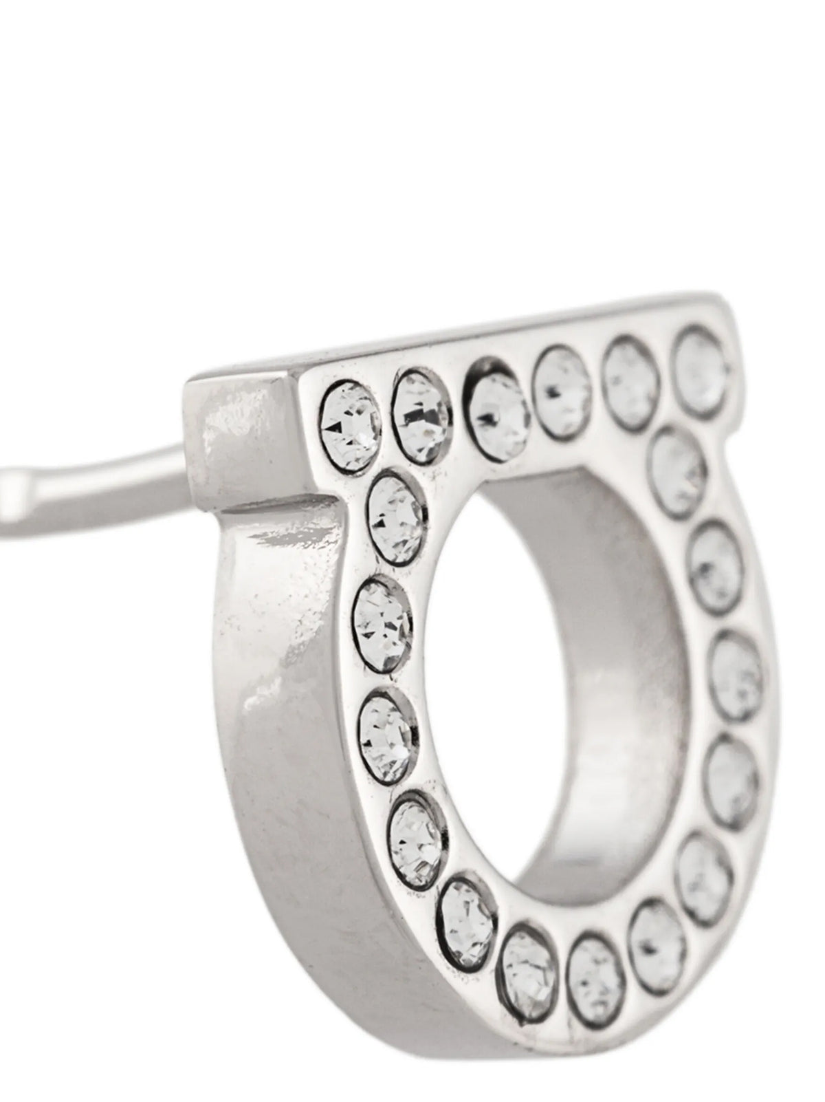 Ferragamo Silver Brass Earrings