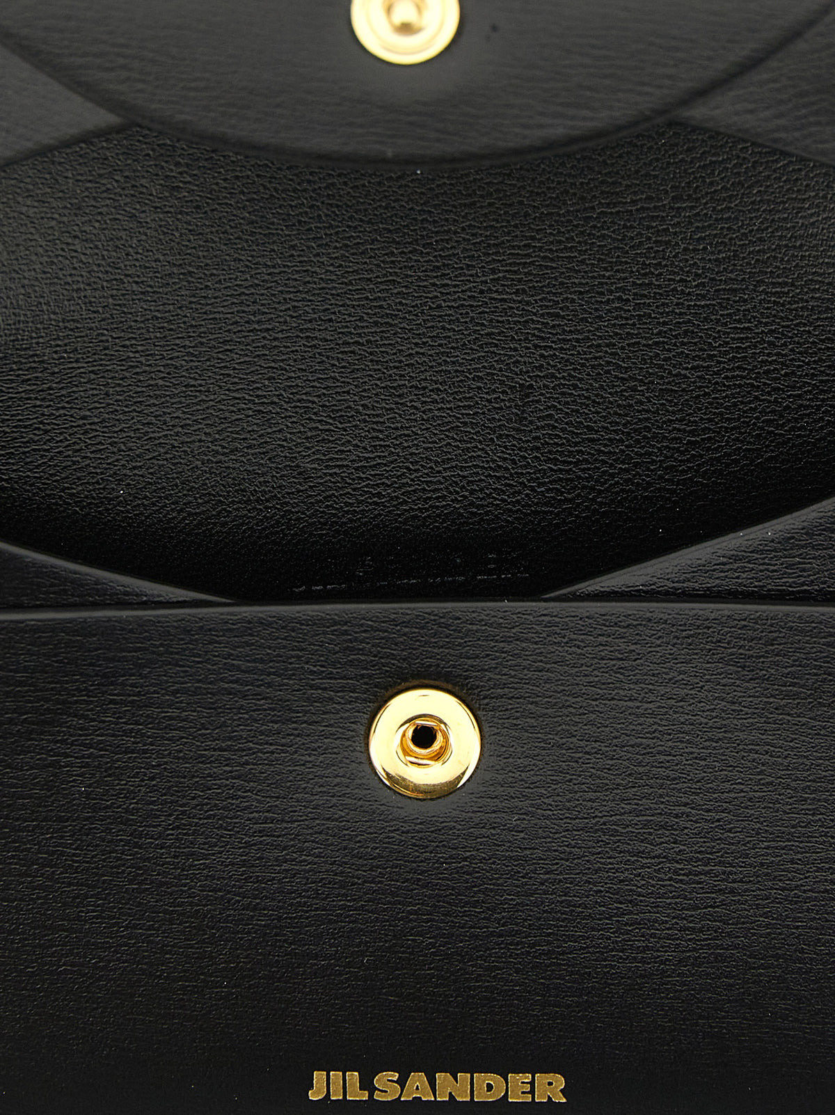 Jil Sander Black Calfskin Cardholder