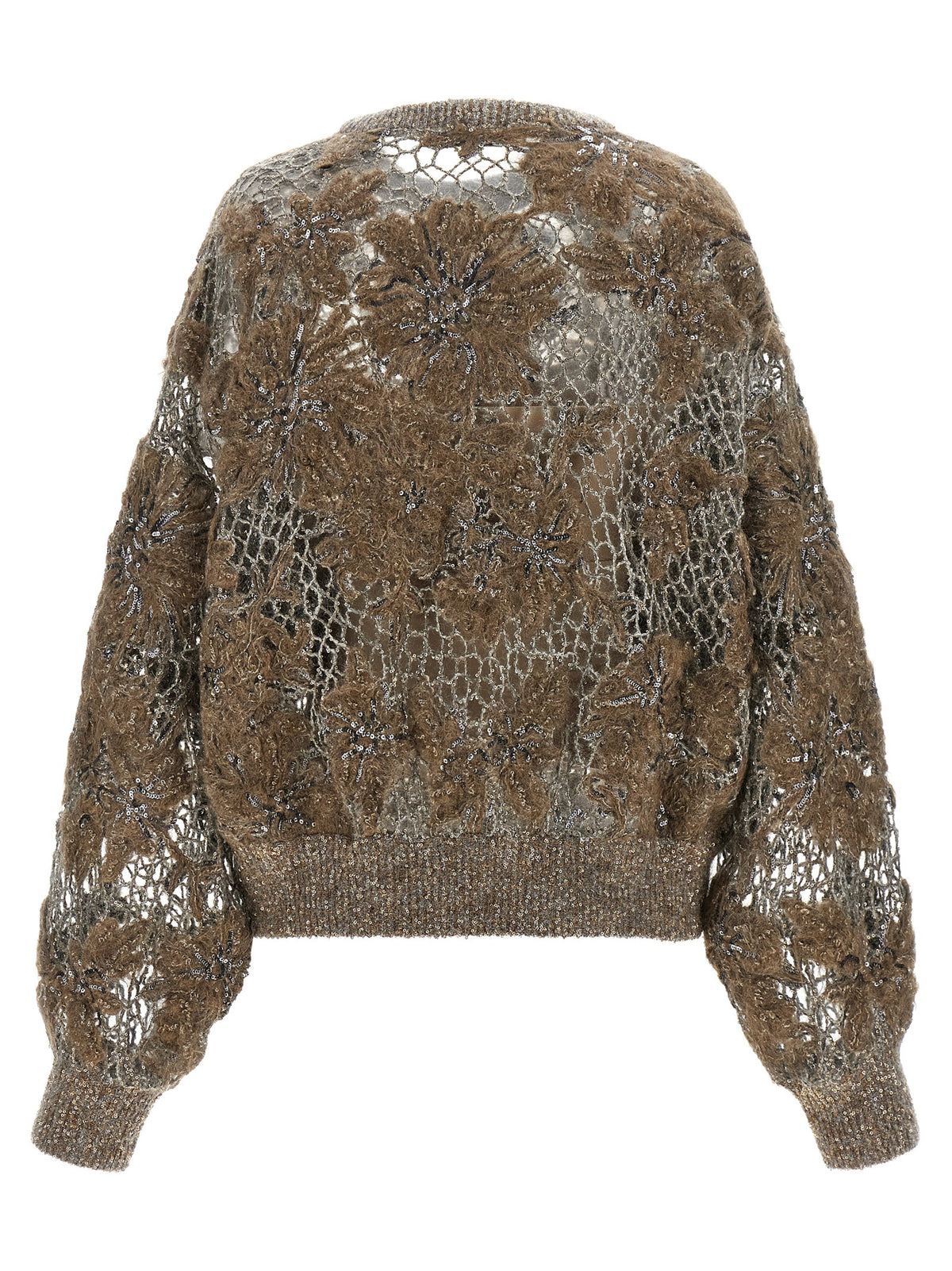 Brunello Cucinelli Beige Wool Cardigan