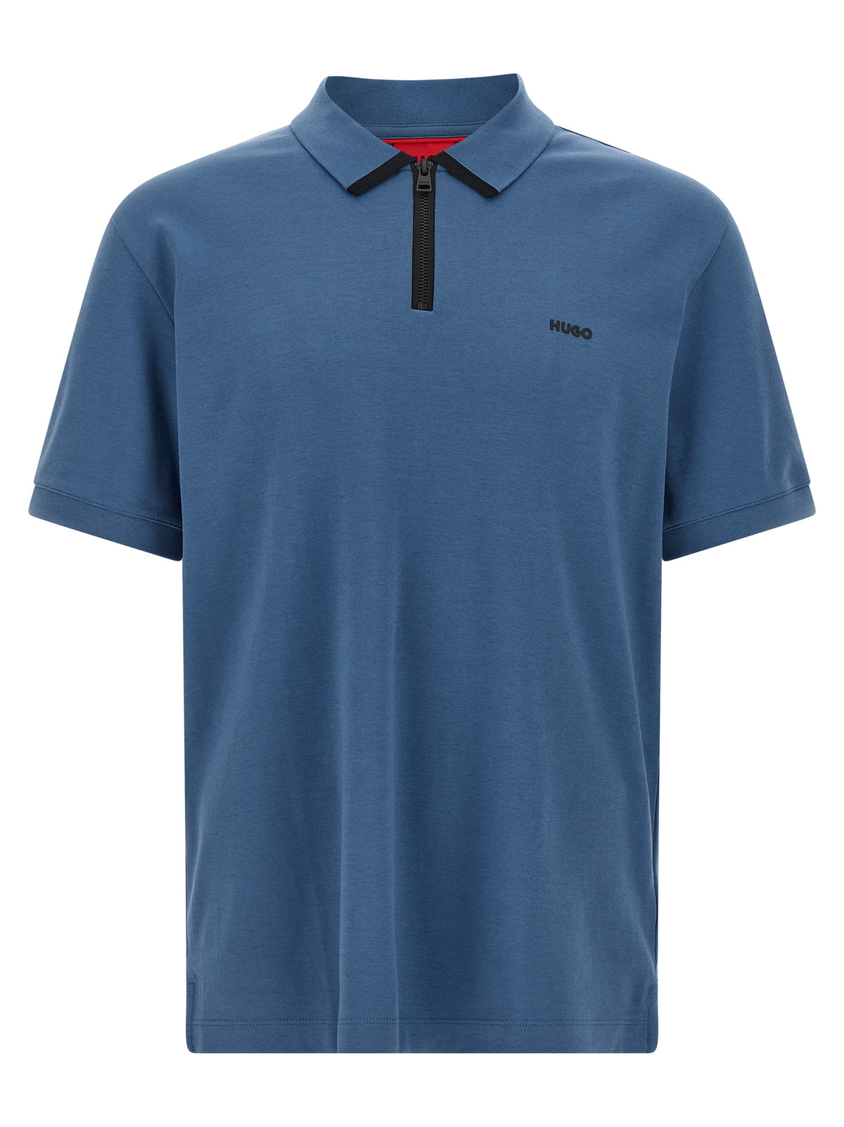 Hugo Boss Blue Cotton Polo Shirt