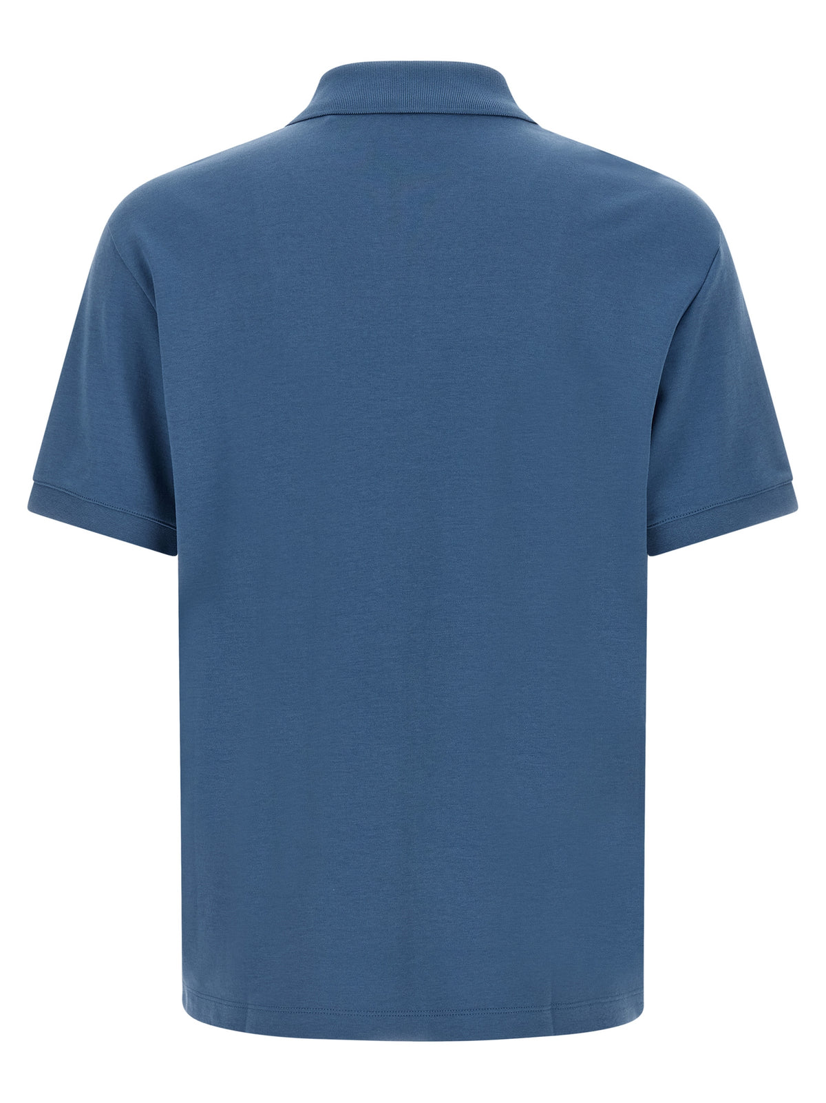Hugo Boss Blue Cotton Polo Shirt