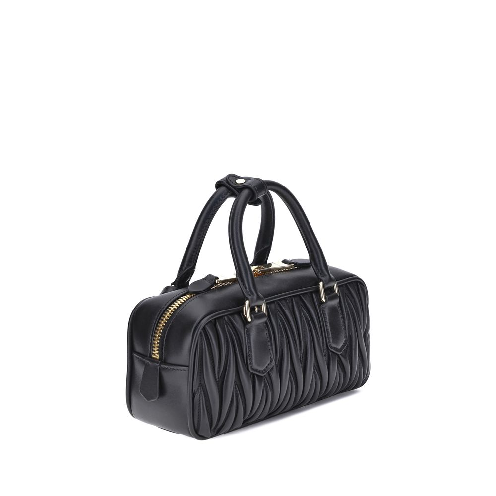 Miu Miu Black Lamb Ovis Aries Handbag