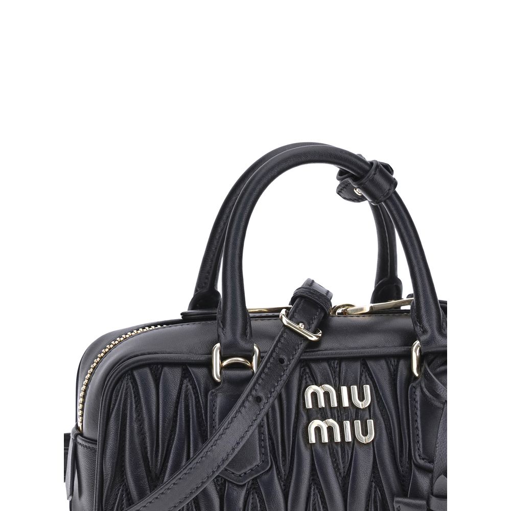 Miu Miu Black Lamb Ovis Aries Handbag