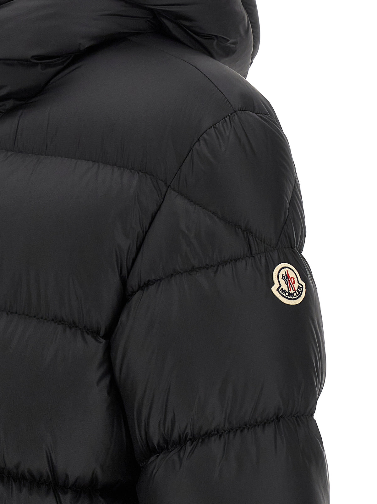 Moncler Black Polyamide Full-Length Jacket