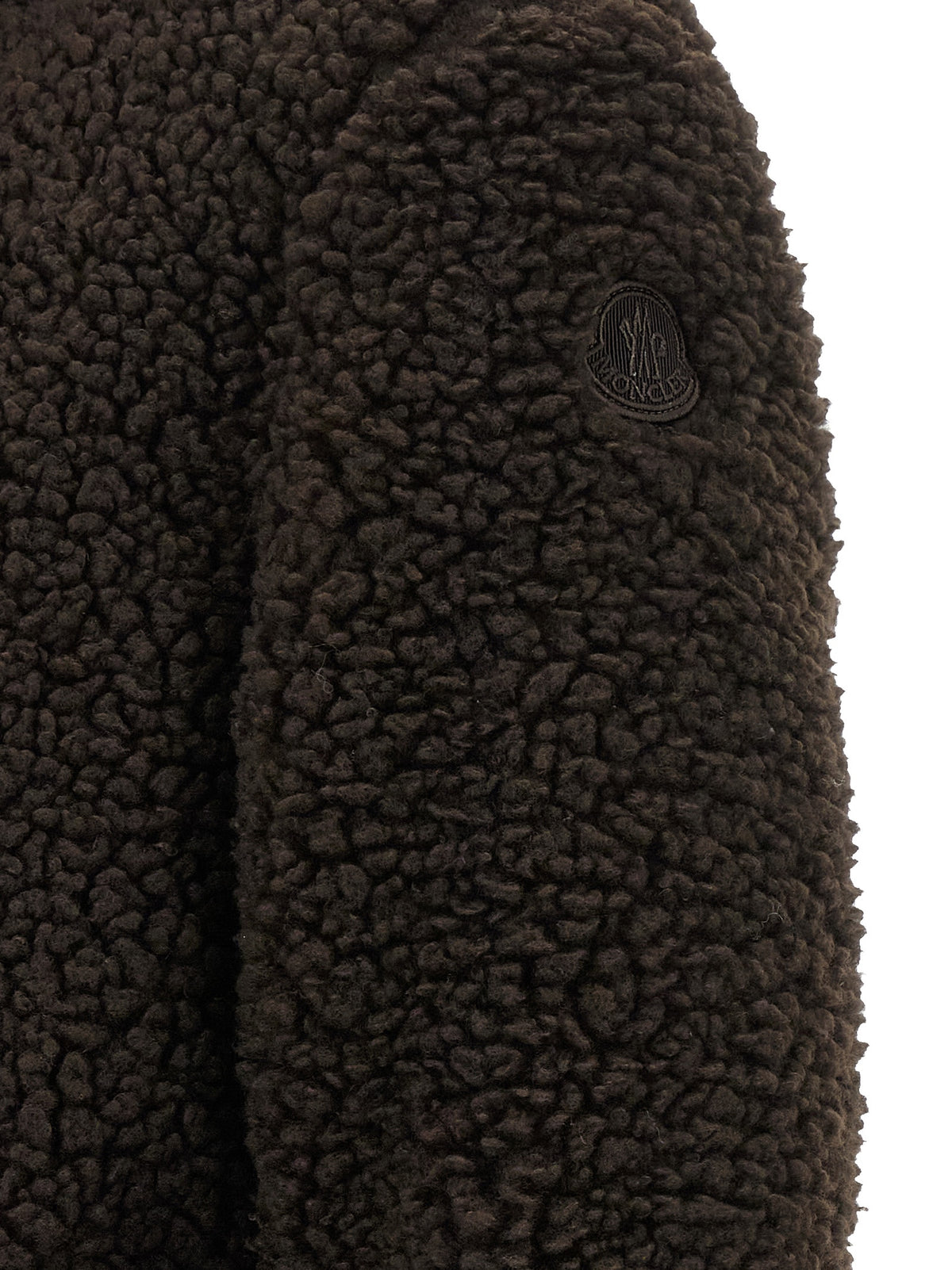 Moncler Brown Polyester Full-Length Jacket