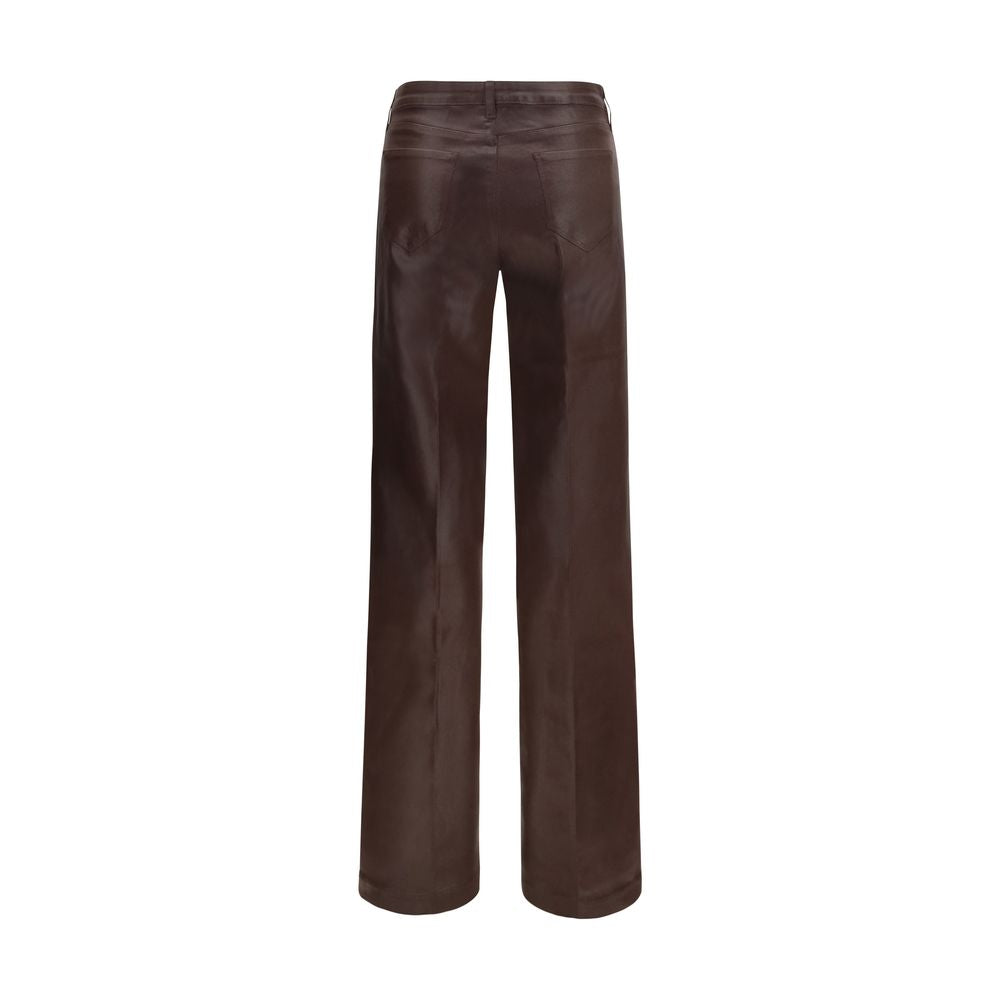 L'Agence Brown Cotton Jeans Denim