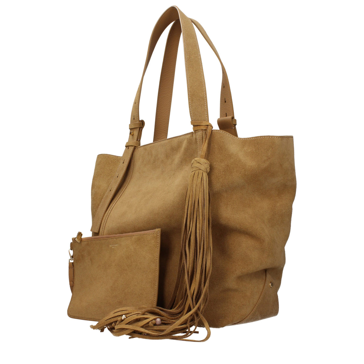 Golden Goose Brown Leather Shoulder Bag