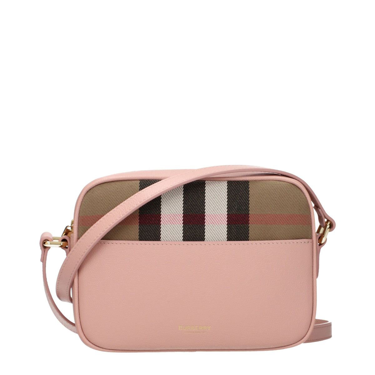 Burberry Pink Leather Crossbody Bag