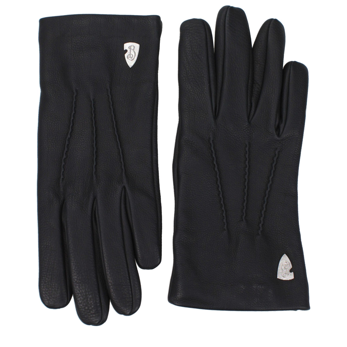 Burberry Black Leather Gloves