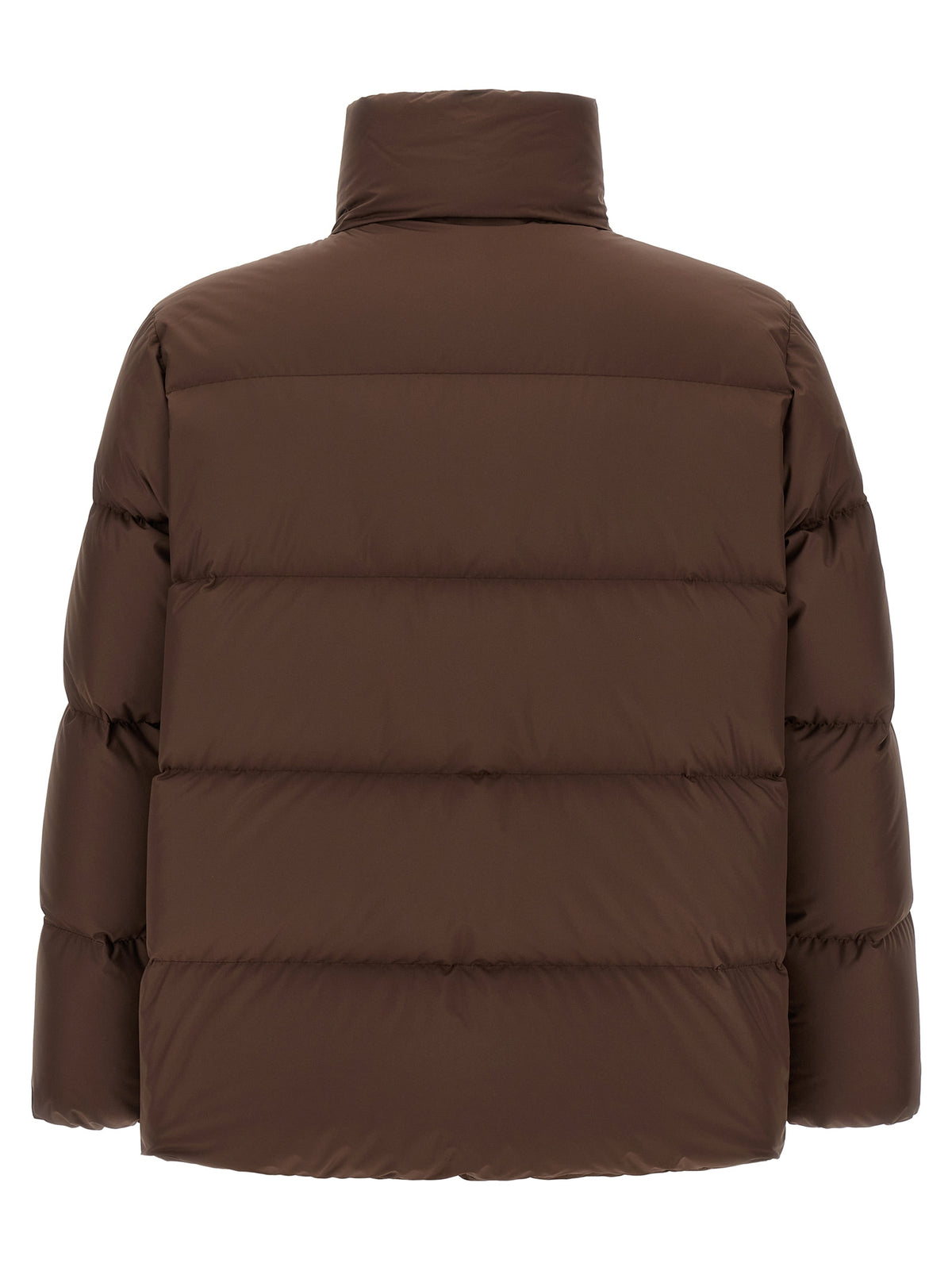 Moncler Brown Polyester Full-Length Jacket