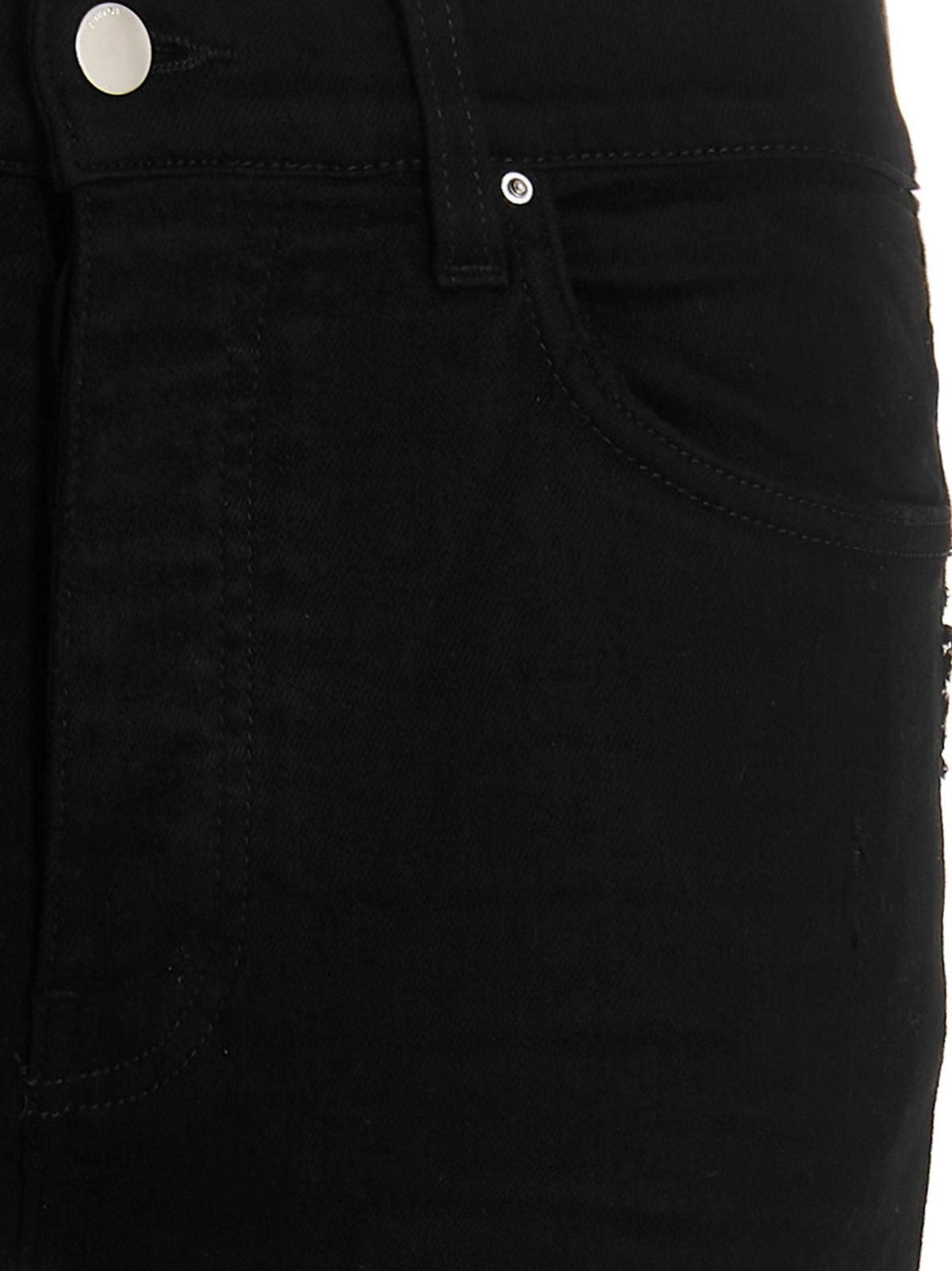 Amiri Black Cotton Skinny Jeans