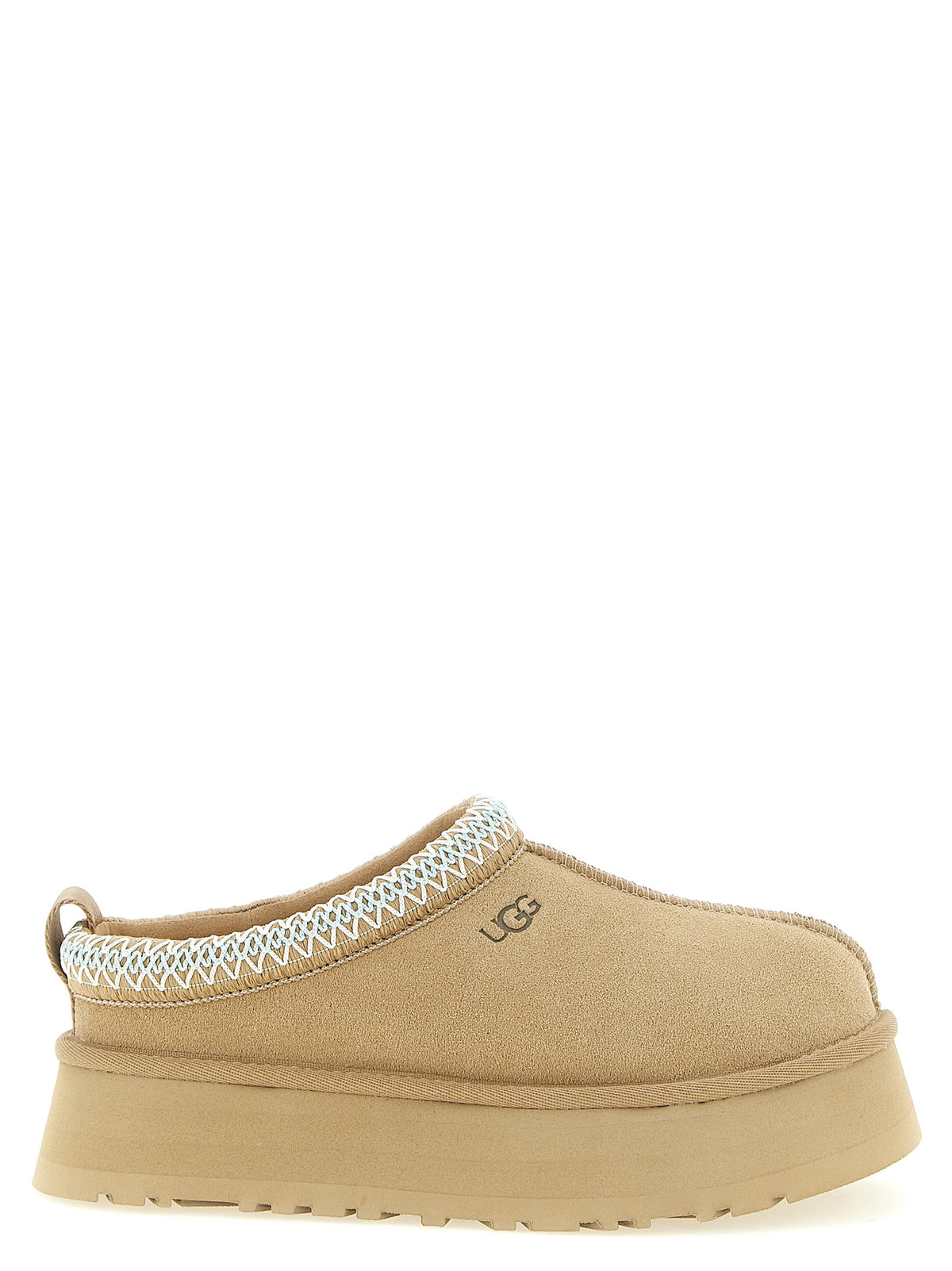 UGG Beige Leather Mules