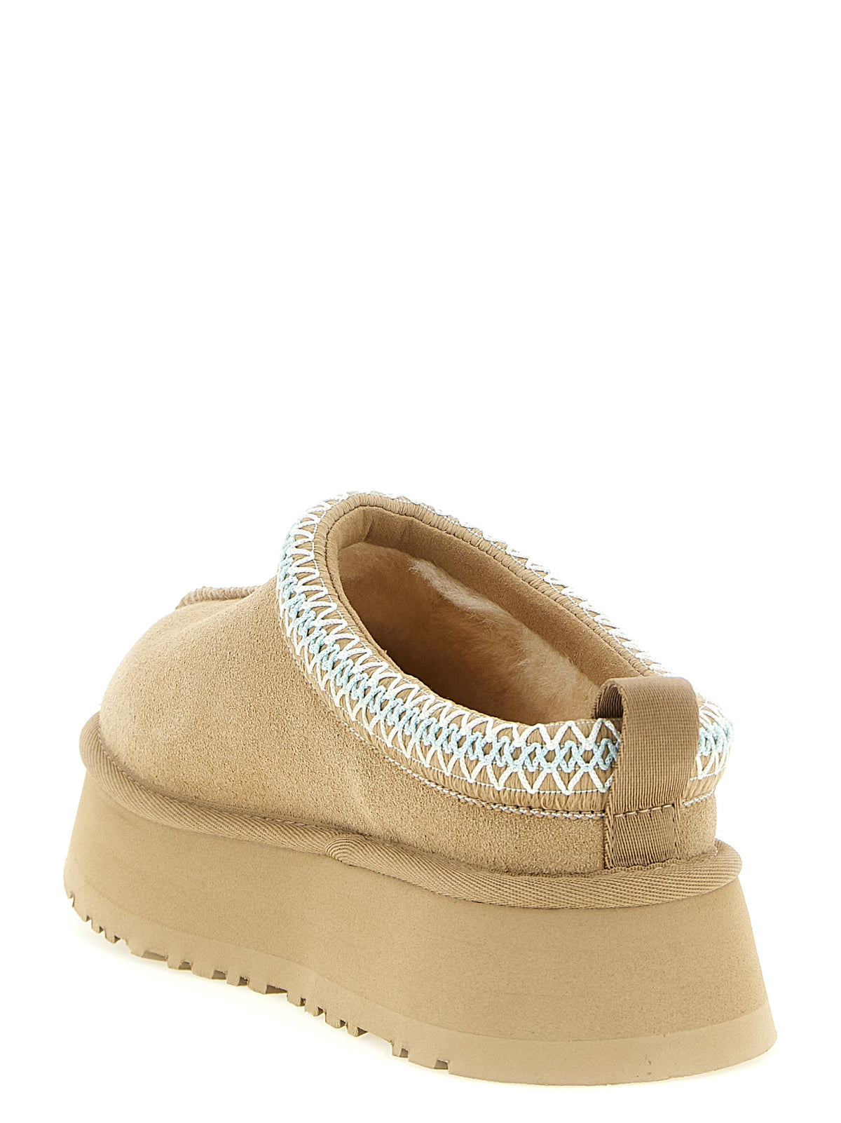 UGG Beige Leather Mules