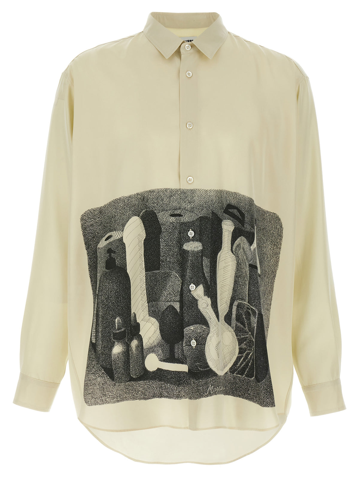 Magliano Beige Silk Blouse