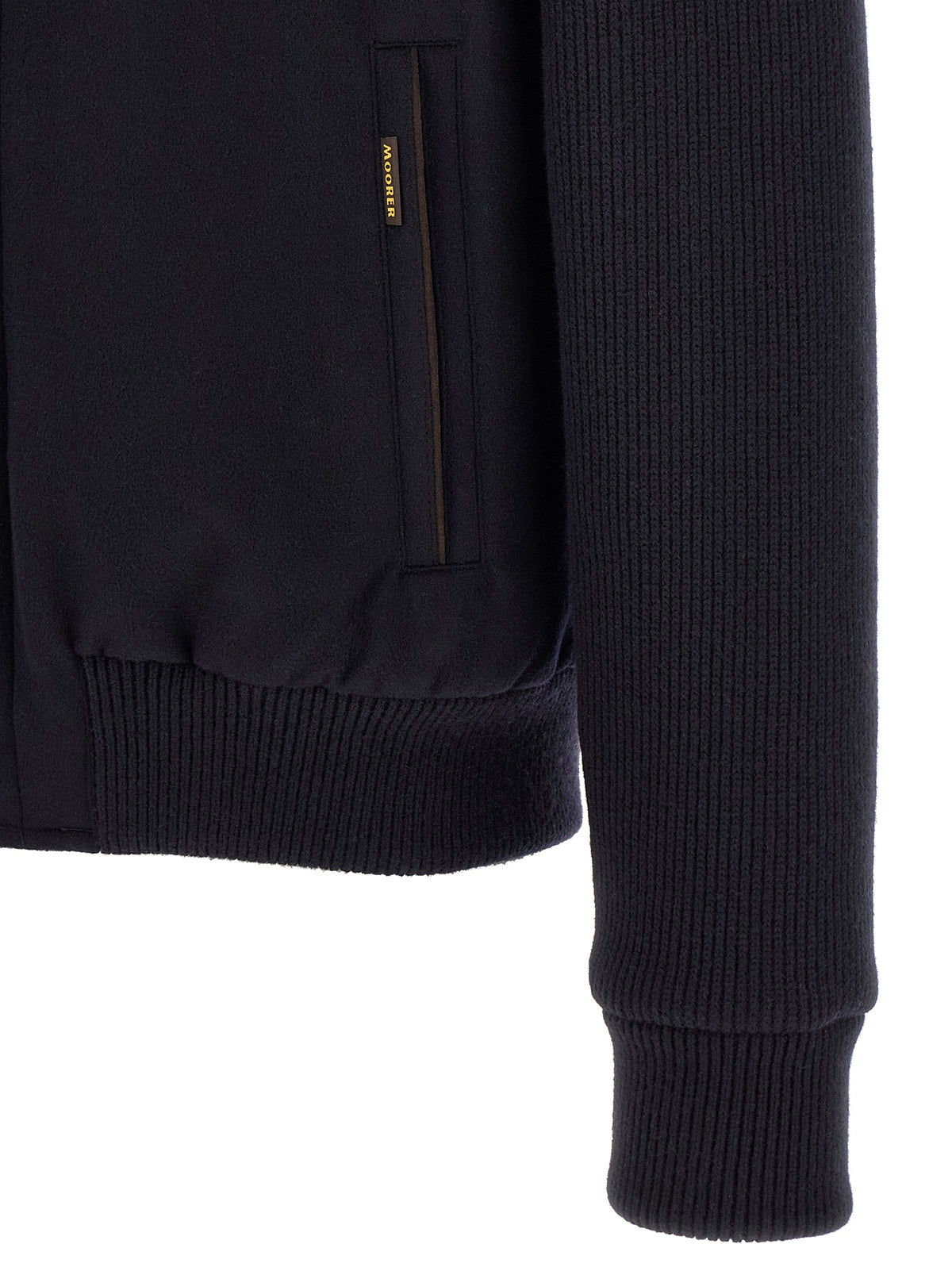 MooRER Blue Wool Bomber