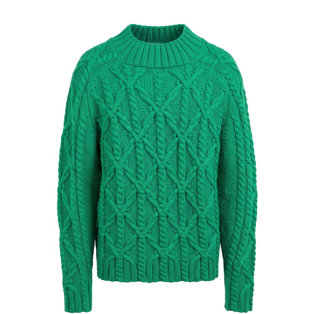 Malo Green Cotton Men's Sweater