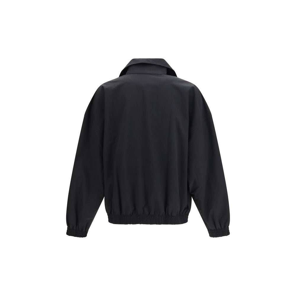 Balenciaga Black Cotton Full-Length Jacket