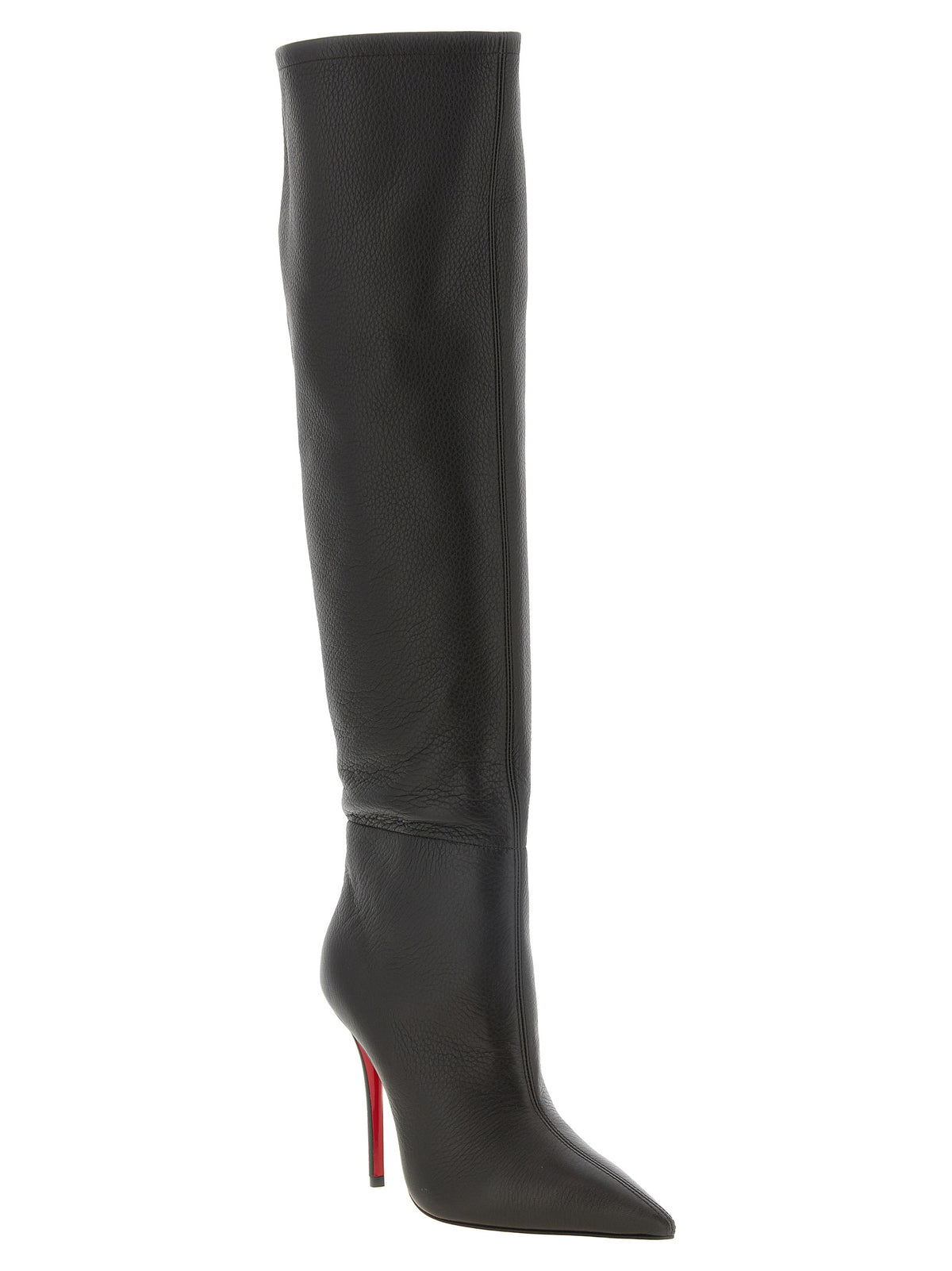 Christian Louboutin Brown Goatskin Over The Knee