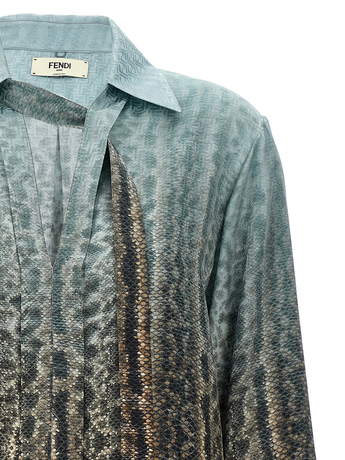 Fendi Multicolor Silk Blouse