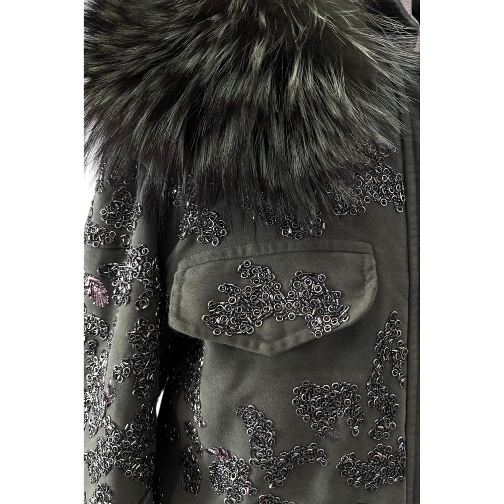 Mr&Mrs Italy Green Cotton Women Jacket