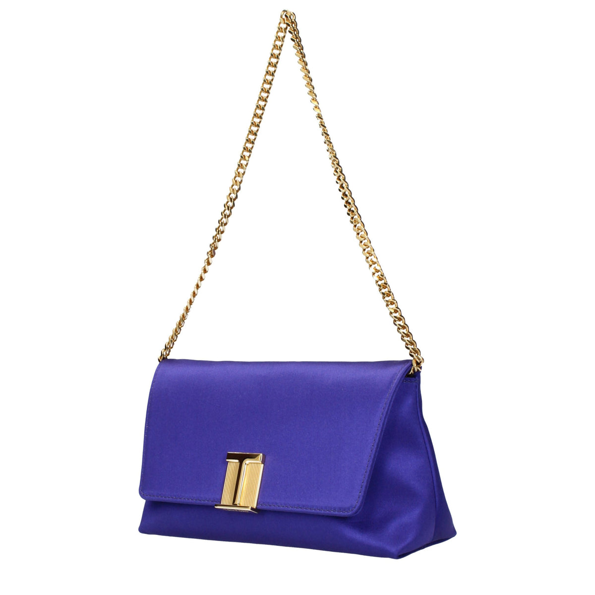 Tom Ford Purple Satin Clutch Bag