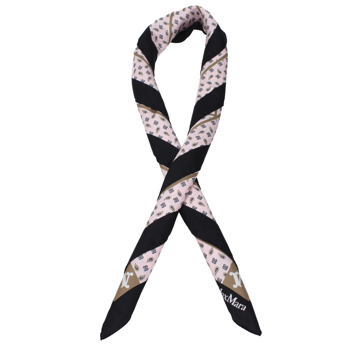 Max Mara Pink Silk Foulard